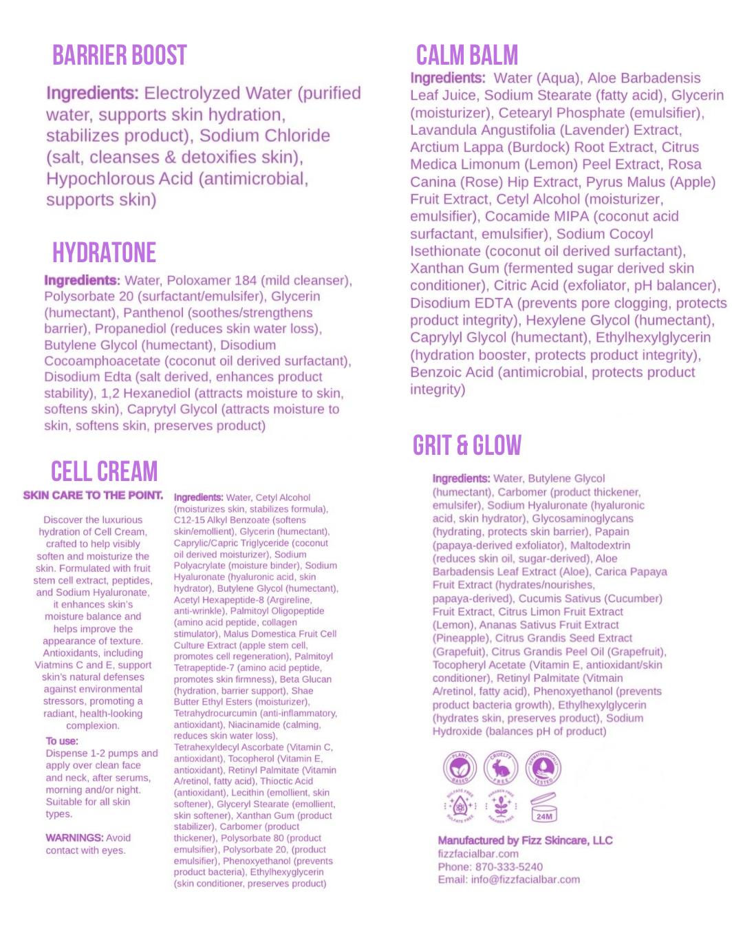 Fizz Skincare Holiday Bundle- LIMITED EDITION